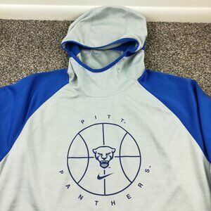Pitt Panthers Basketball Hoodie Nike Center Swoosh Sweatshirt Mens XL